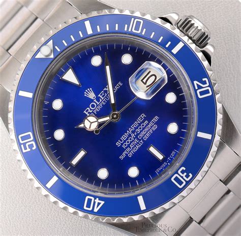 rolex submariner blau